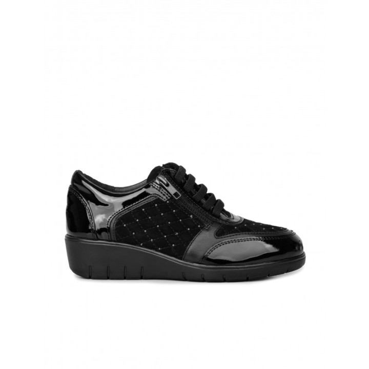 DOCTOR CUTILLAS Zapatos Cuna Brillos Negros