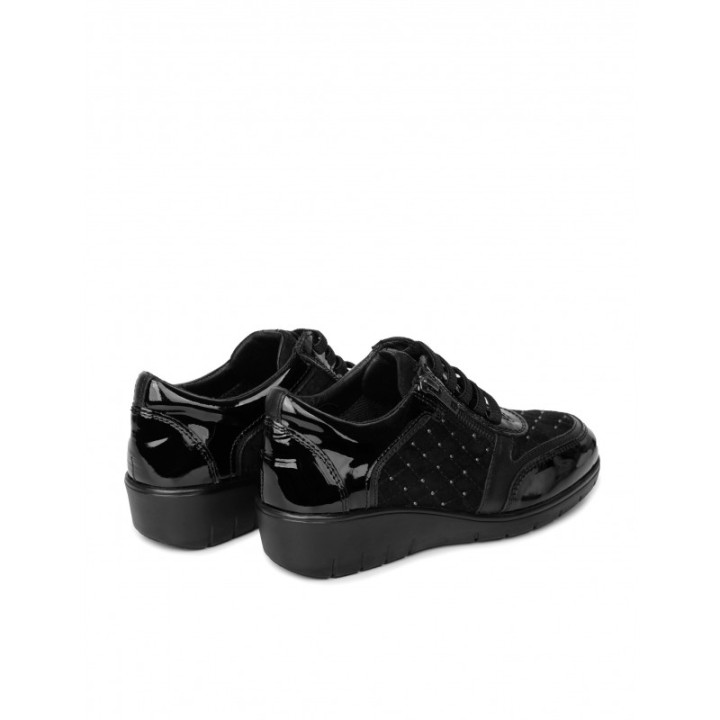 DOCTOR CUTILLAS Zapatos Cuna Brillos Negros