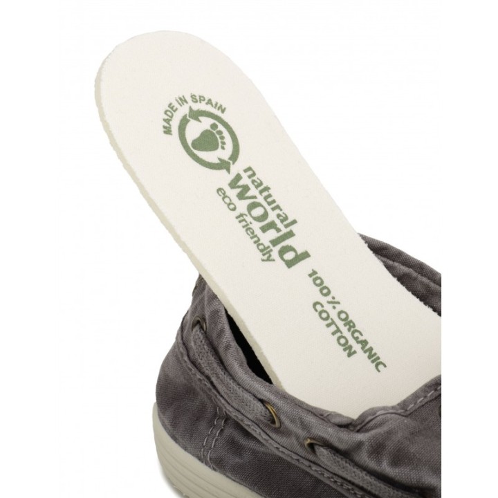 NATURAL WORLD Zapatillas Nauticas Gris