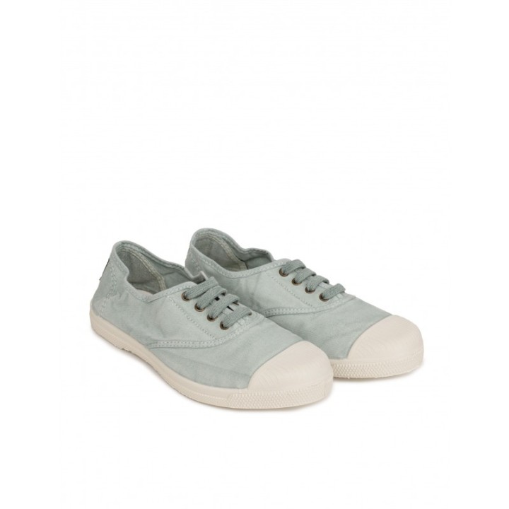NATURAL WORLD Zapatillas Lona Puntera Celeste