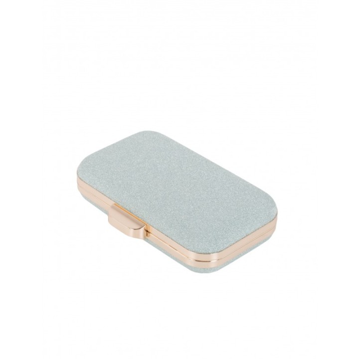 Clutch Fiesta Brillos Menta