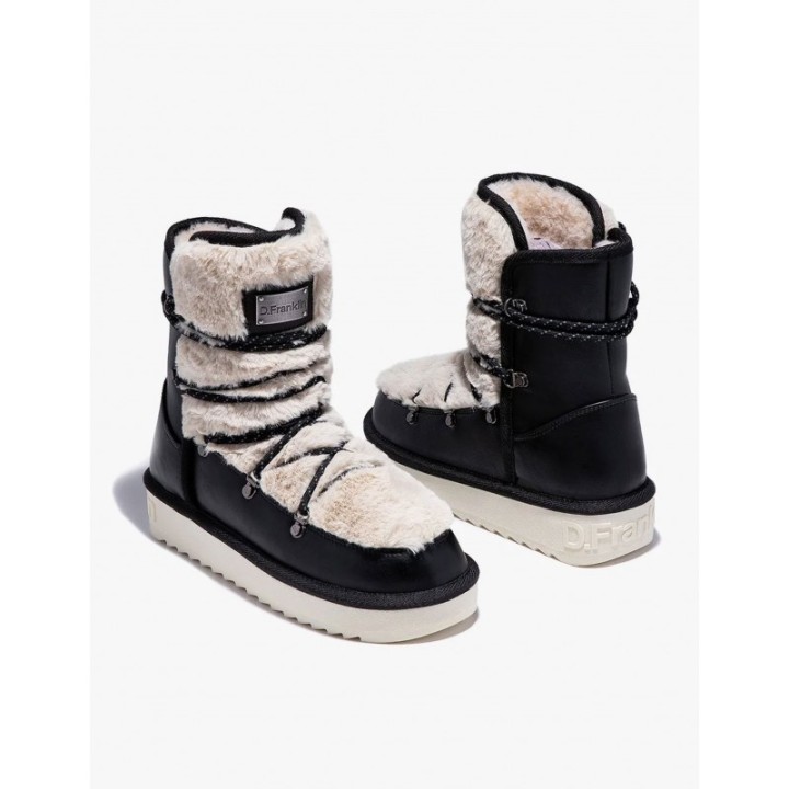 D FRANKLIN Botas Australianas Negras Pelo