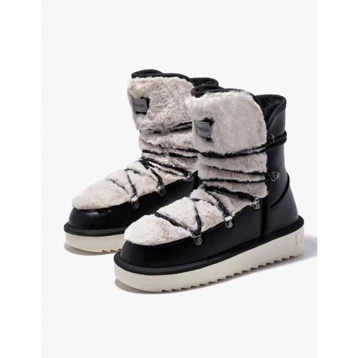 D FRANKLIN Botas Australianas Negras Pelo
