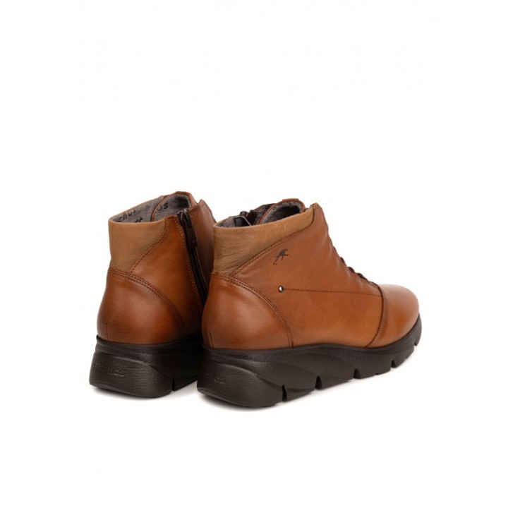 FLUCHOS Botines Cordones Elasticos Cuero