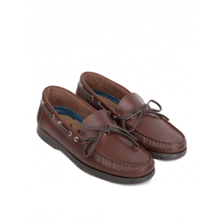 Nauticos Piel Cordones Marrones PERA LIMONERA