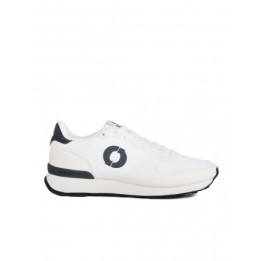 ECOALF Sneakers Recicladas Blancas Trasera Azul