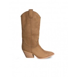 Botas Camperas Tacon Camel