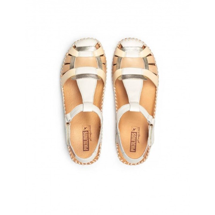 PIKOLINOS Sandalias Cangrejeras Cuna Baja Beige