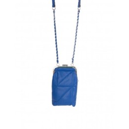 Bolso Porta Movil Acolchado Azul