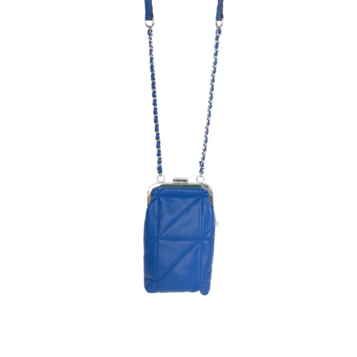 Bolso Porta Movil Acolchado Azul