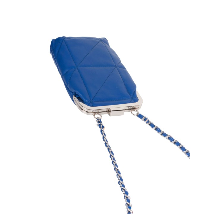 Bolso Porta Movil Acolchado Azul