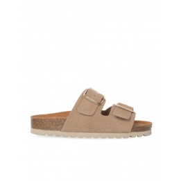 AUTENTI Sandalias Bio Hebillas Taupe