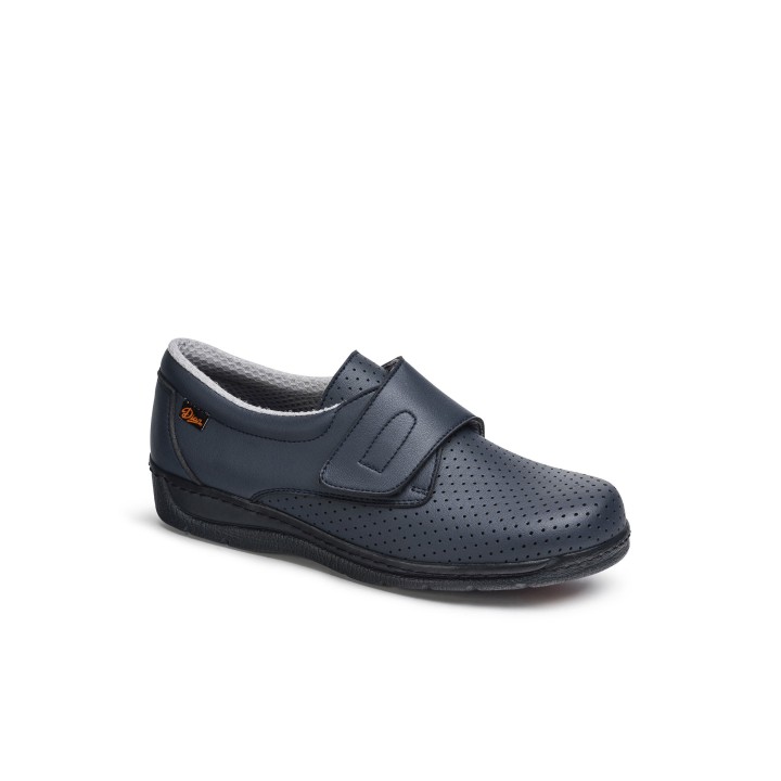 Zapatos Sanitarios Velcro Azules