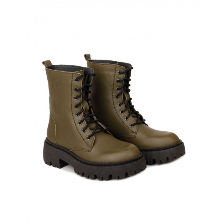 Botas Militares Plataforma Track Kaki PERA LIMONERA