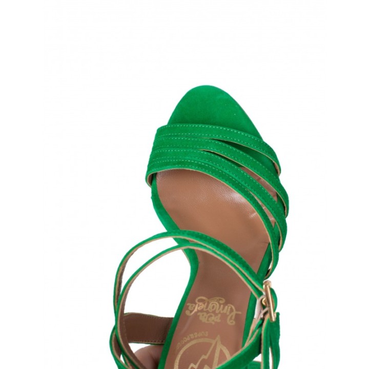 Sandalias Fiesta Verdes PERA LIMONERA