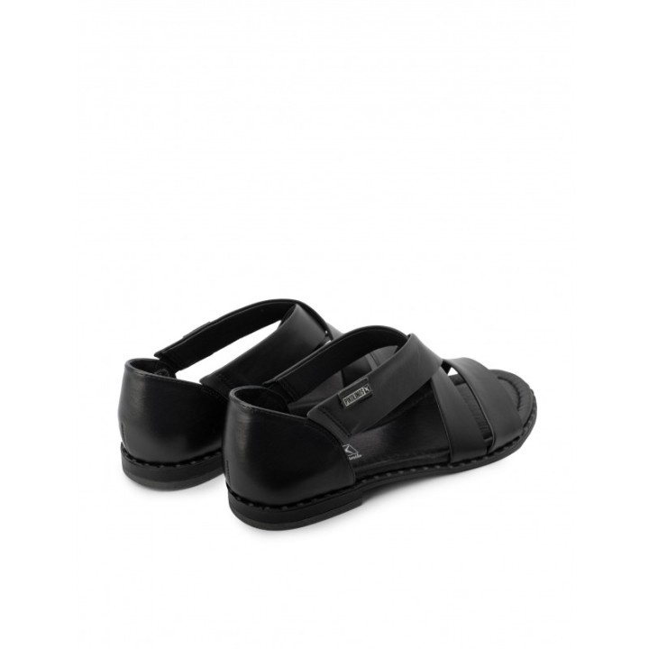 PIKOLINOS Sandalias Planas Tiras Cruzadas Negro