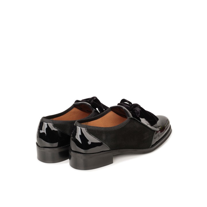 SALONISSIMOS Zapatos Planos Charol Negros