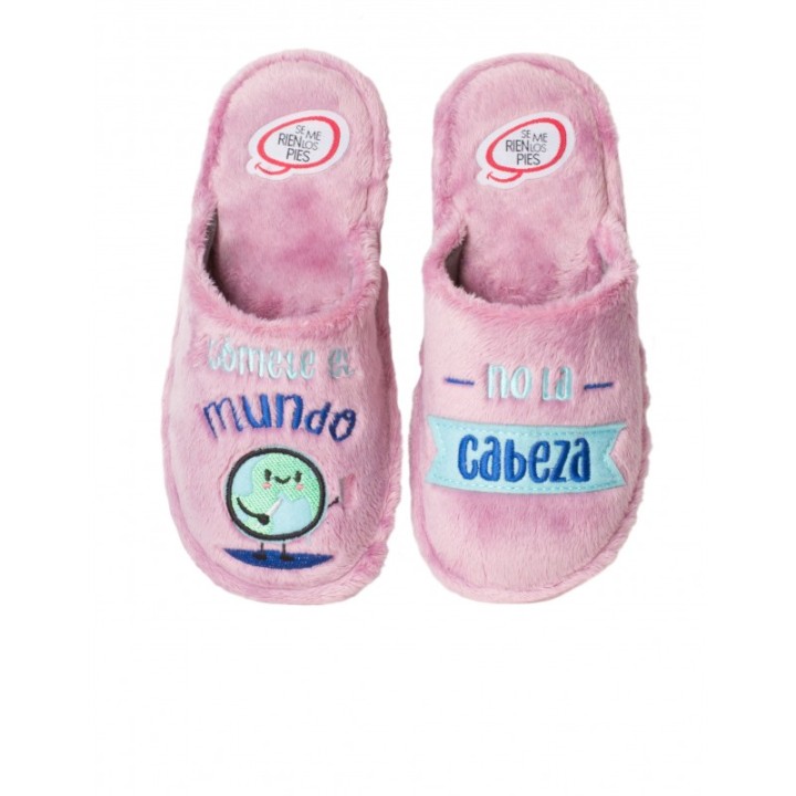 SE ME RiEN LOS PIES Zapatillas Frase Comete el Mundo