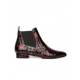 Botines Chelsea Charol Coco Burdeos PERA LIMONERA