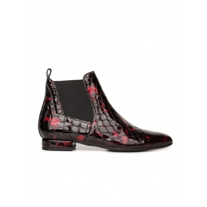 Botines Chelsea Charol Coco Burdeos PERA LIMONERA