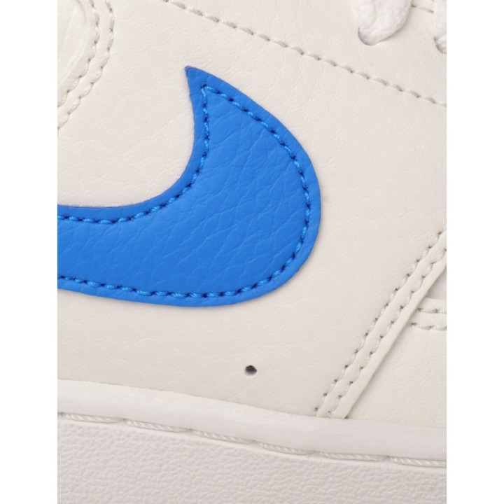 NIKE Court Vision Mid Blancas Logo Azul