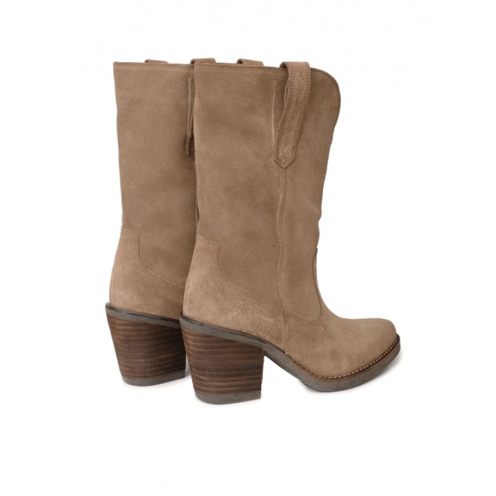 Botas Camperas Piel Taupe PERA LIMONERA