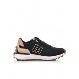 MUSTANG Zapatillas Suela Dentada Negras