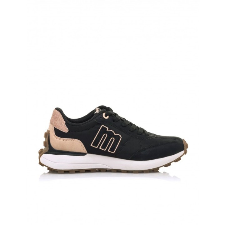 MUSTANG Zapatillas Suela Dentada Negras