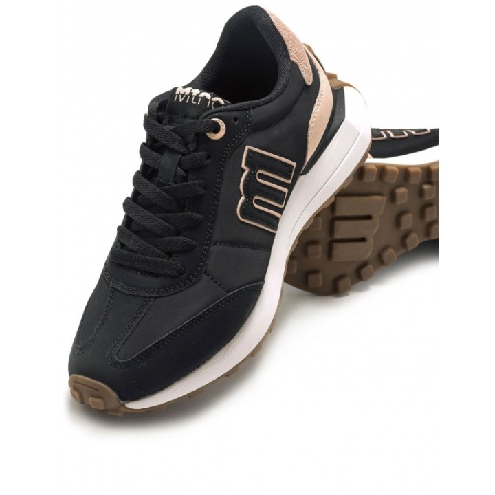 MUSTANG Zapatillas Suela Dentada Negras