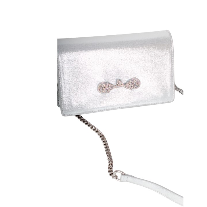 MENBUR Bolso Fiesta Plateado