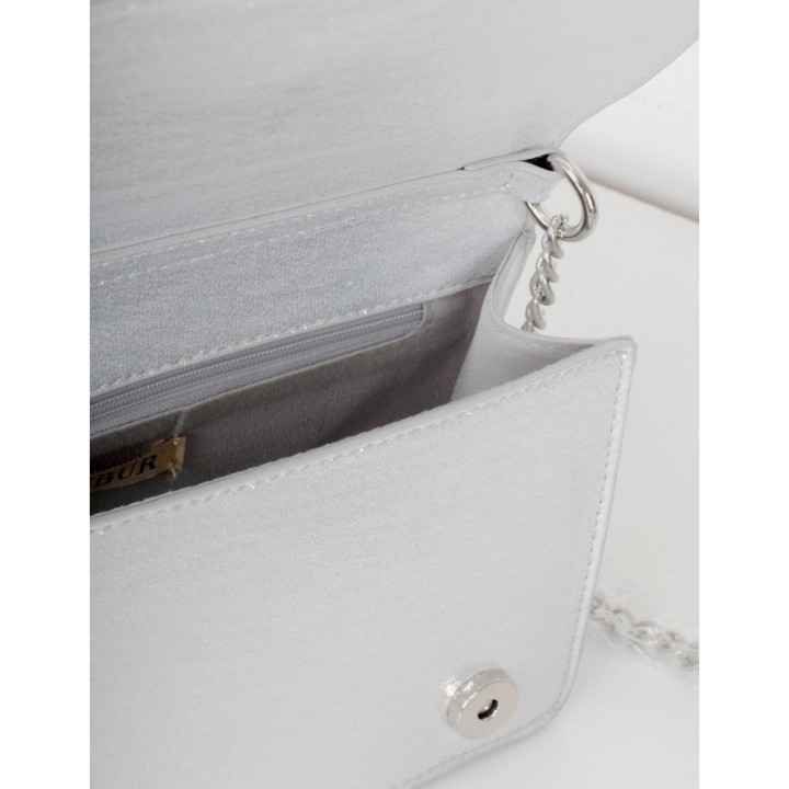 MENBUR Bolso Fiesta Plateado