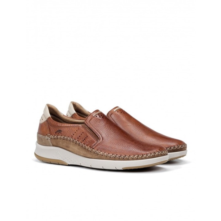 FLUCHOS Mocasines Casual Piel Marrones