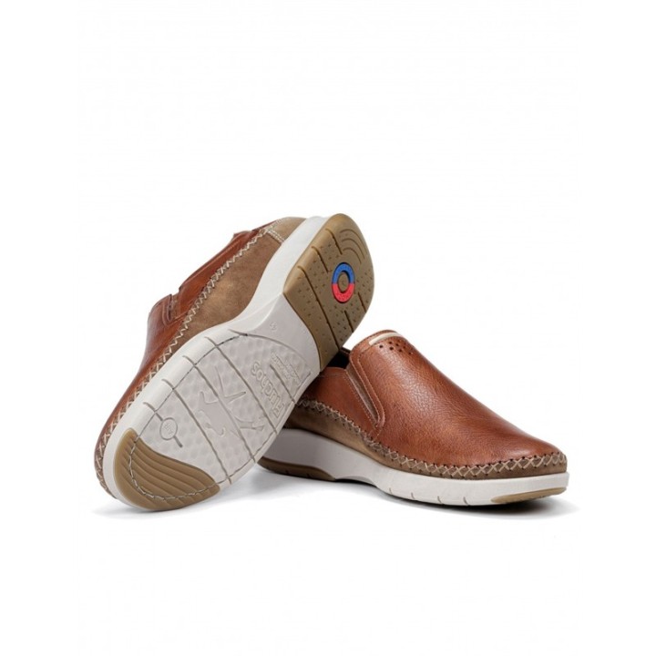 FLUCHOS Mocasines Casual Piel Marrones