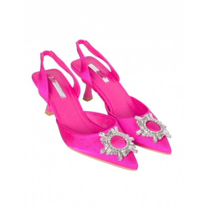 Zapatos Destalonados Joya Fucsia