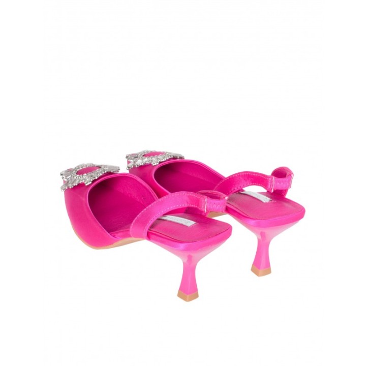 Zapatos Destalonados Joya Fucsia