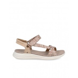 Sandalias Deportivas Tiras Velcro Beige