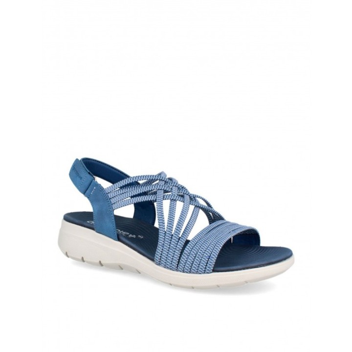 Sandalias Deportivas Cuna Tiras Elasticas Azules