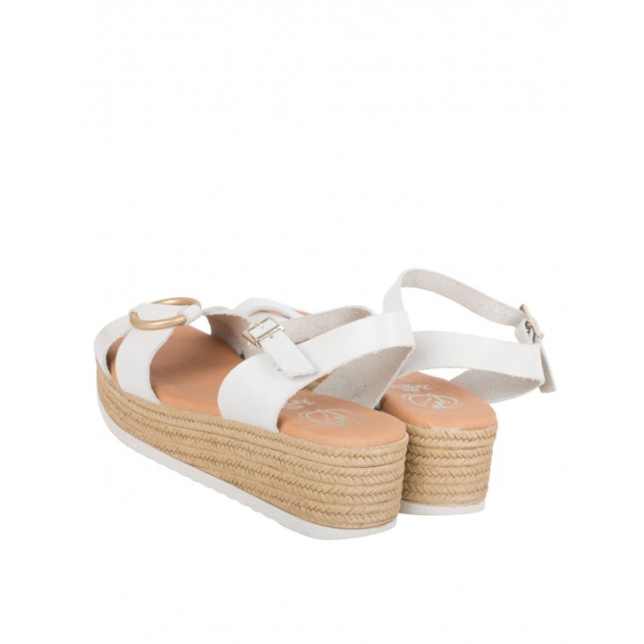 Sandalias Cuna Baja Piel Crudo PERA LIMONERA
