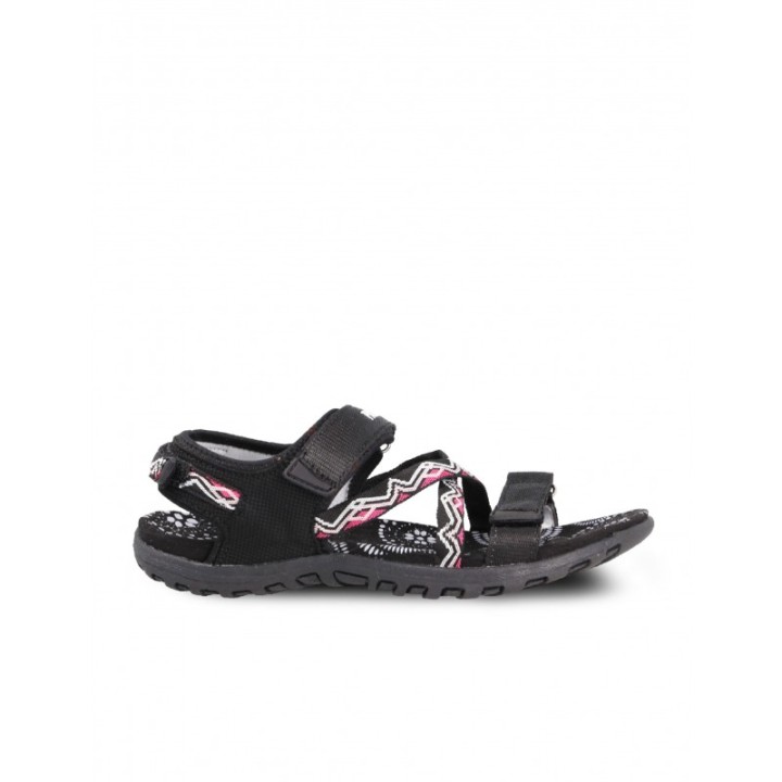 PAREDES Sandalias Trekking Negras Mujer