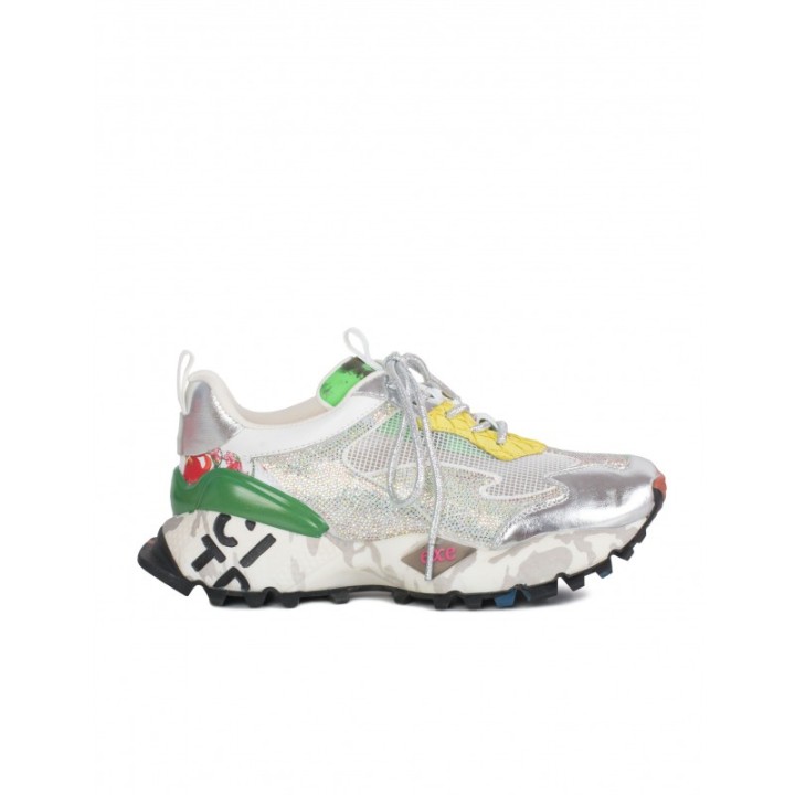 EXe Zapatillas Plataforma Brillantes