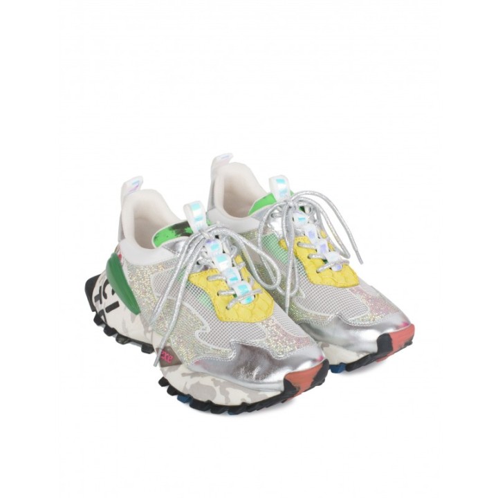 EXe Zapatillas Plataforma Brillantes