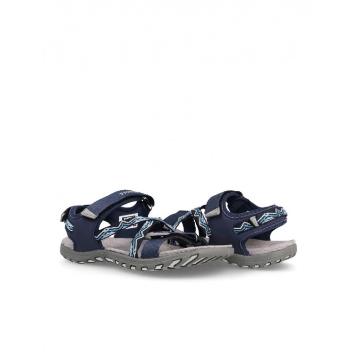 PAREDES Sandalias Trekking Azules Mujer