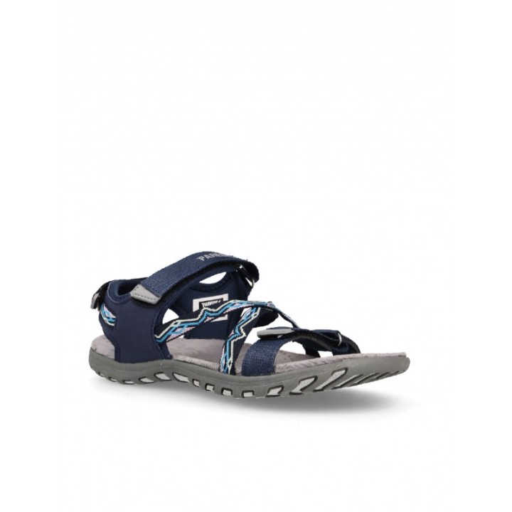 PAREDES Sandalias Trekking Azules Mujer