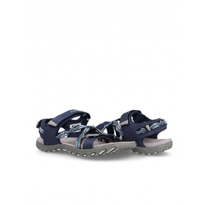 PAREDES Sandalias Trekking Azules Mujer
