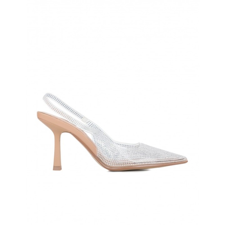 Zapatos Tacon Vinilo Brillos