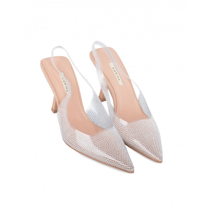 Zapatos Tacon Vinilo Brillos