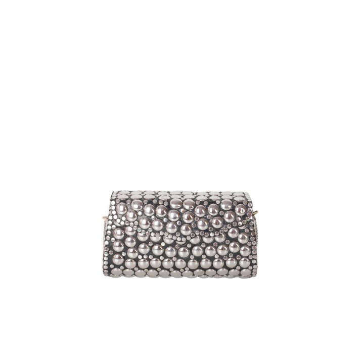 Bolso Tachuelas Plateado