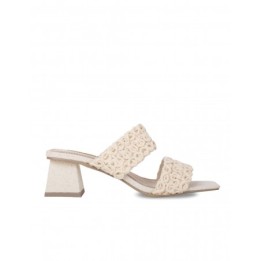 Mules Crochet Beige