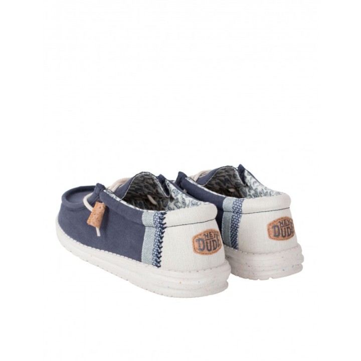 HEY DUDE Mocasines Tela Casual Marino