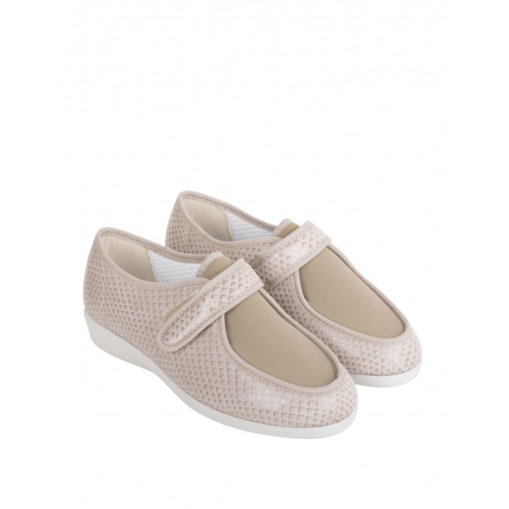 DOCTOR CUTILLAS Zapatillas Velcro Beige